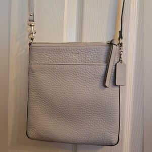 COACH BLEECKER PEBBLED LEATHER NORTH/SOUTH SWINGPACK